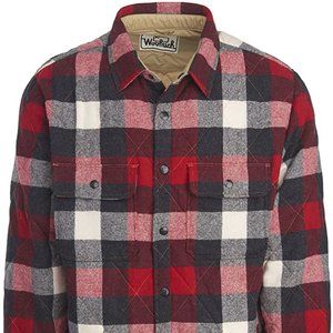 Woolrich Men's Mill Wool Quilted Shirt Jacket - Small
